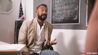 Teacher fucking his lesbian teen student