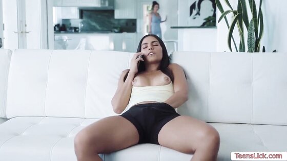 Helping my horny babysitter makes her pussy wet