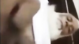 old Arab playing with her dick