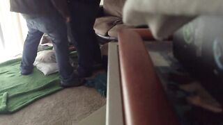 Bitch Cums After 2 Constrution Breeding