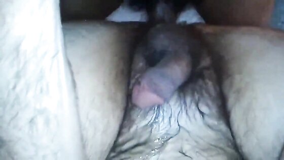 Another hairy guy wanting to become my sub slut. Top view.