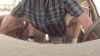 Public fuck in car park.