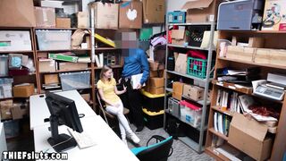 Crying russian teen thief Catarina Petrov fucked by a dirty LP officer