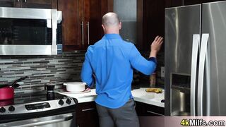 Latina MILF Armani Black rides out a bad day on a big cock