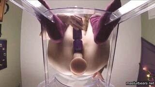 Riley 19 masturbates with boyfriend's cum