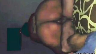 Brazilian Fat Ass mom riding cock